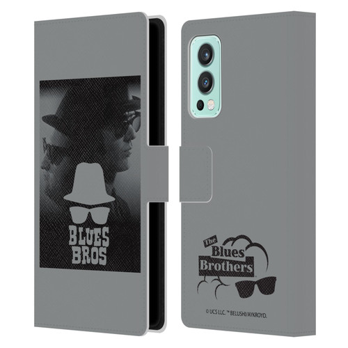 The Blues Brothers Graphics Jake And Elwood Leather Book Wallet Case Cover For OnePlus Nord 2 5G
