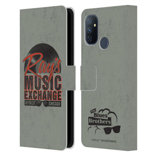 The Blues Brothers Graphics Ray's Music Exchange Leather Book Wallet Case Cover For OnePlus Nord N100