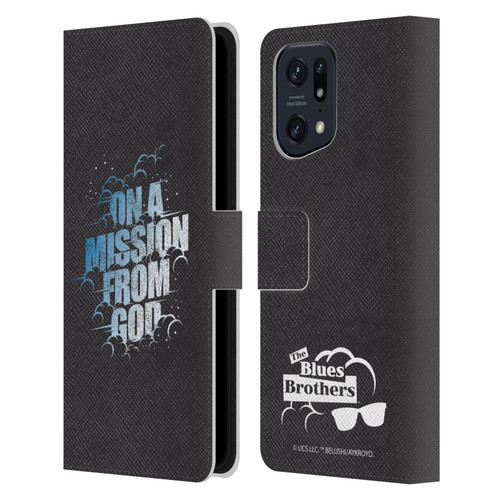 The Blues Brothers Graphics On A Mission From God Leather Book Wallet Case Cover For OPPO Find X5