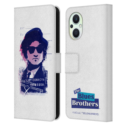 The Blues Brothers Graphics Jake Leather Book Wallet Case Cover For OPPO Reno8 Lite