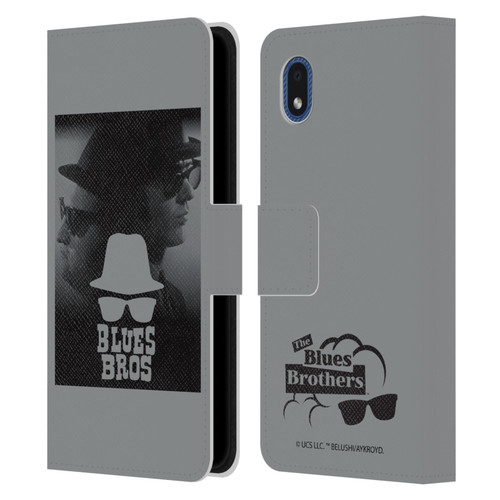 The Blues Brothers Graphics Jake And Elwood Leather Book Wallet Case Cover For Samsung Galaxy A01 Core (2020)