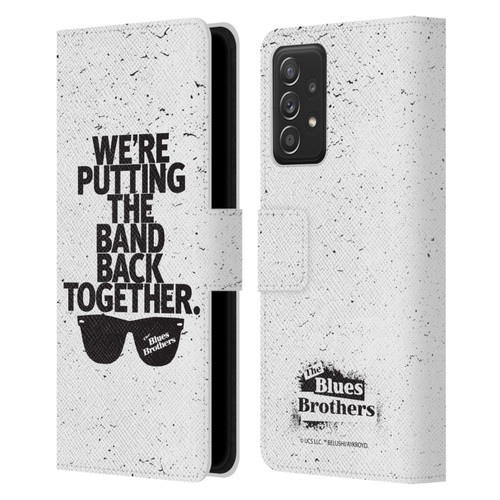 The Blues Brothers Graphics The Band Back Together Leather Book Wallet Case Cover For Samsung Galaxy A53 5G (2022)