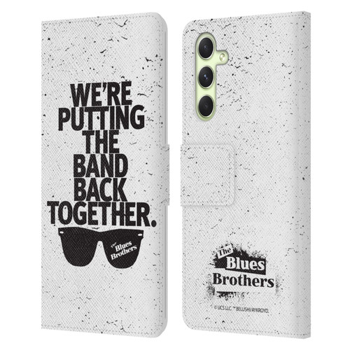 The Blues Brothers Graphics The Band Back Together Leather Book Wallet Case Cover For Samsung Galaxy A54 5G