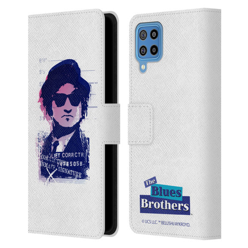 The Blues Brothers Graphics Jake Leather Book Wallet Case Cover For Samsung Galaxy F22 (2021)