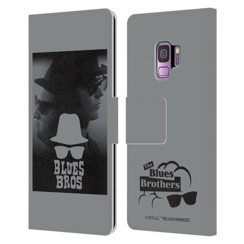 The Blues Brothers Graphics Jake And Elwood Leather Book Wallet Case Cover For Samsung Galaxy S9