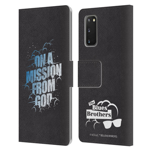 The Blues Brothers Graphics On A Mission From God Leather Book Wallet Case Cover For Samsung Galaxy S20 / S20 5G