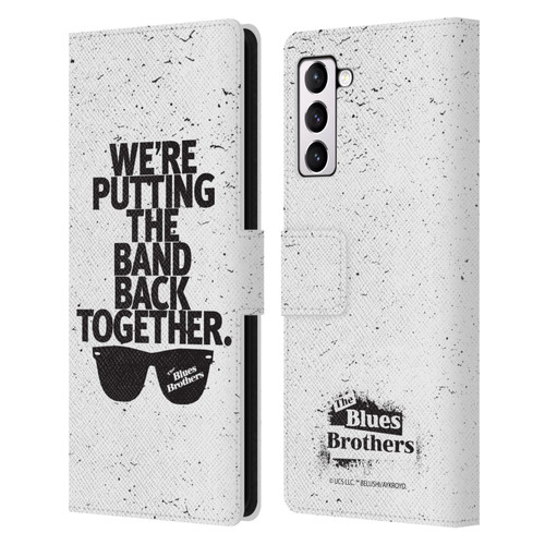 The Blues Brothers Graphics The Band Back Together Leather Book Wallet Case Cover For Samsung Galaxy S21+ 5G