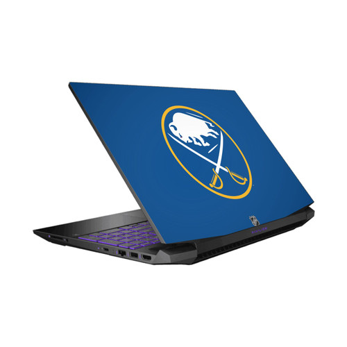 NHL Buffalo Sabres Plain Vinyl Sticker Skin Decal Cover for HP Pavilion 15.6" 15-dk0047TX