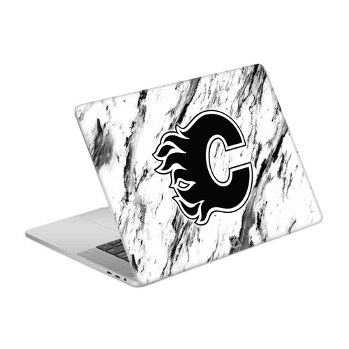 NHL Calgary Flames Marble Vinyl Sticker Skin Decal Cover for Apple MacBook Pro 15.4" A1707/A1990
