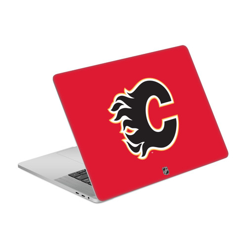 NHL Calgary Flames Plain Vinyl Sticker Skin Decal Cover for Apple MacBook Pro 15.4" A1707/A1990