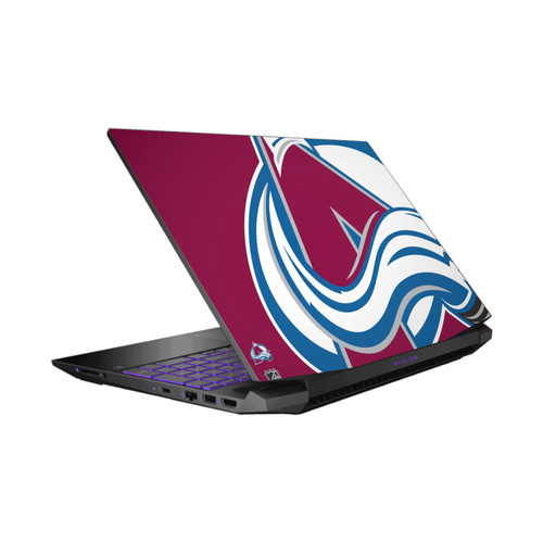 NHL Colorado Avalanche Oversized Vinyl Sticker Skin Decal Cover for HP Pavilion 15.6" 15-dk0047TX