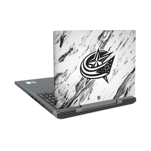 NHL Columbus Blue Jackets Marble Vinyl Sticker Skin Decal Cover for Dell Inspiron 15 7000 P65F