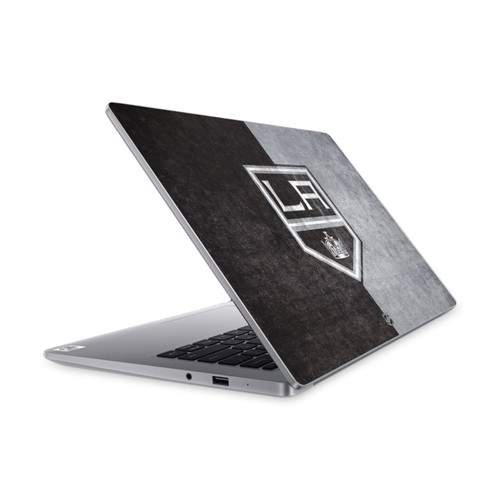 NHL Los Angeles Kings Half Distressed Vinyl Sticker Skin Decal Cover for Xiaomi Mi NoteBook 14 (2020)