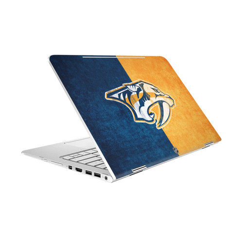 NHL Nashville Predators Half Distressed Vinyl Sticker Skin Decal Cover for HP Spectre Pro X360 G2