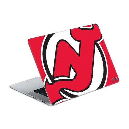 NHL New Jersey Devils Oversized Vinyl Sticker Skin Decal Cover for Apple MacBook Pro 14" A2442