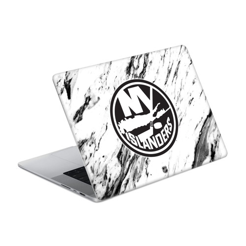 NHL New York Islanders Marble Vinyl Sticker Skin Decal Cover for Apple MacBook Pro 14" A2442