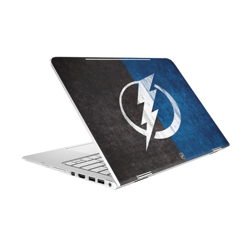 NHL Tampa Bay Lightning Half Distressed Vinyl Sticker Skin Decal Cover for HP Spectre Pro X360 G2