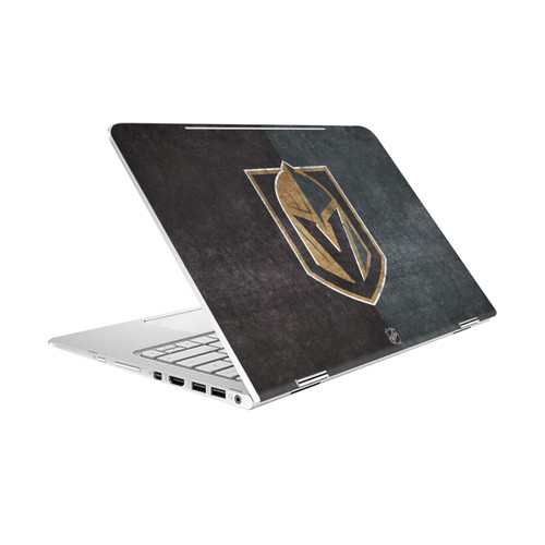 NHL Vegas Golden Knights Half Distressed Vinyl Sticker Skin Decal Cover for HP Spectre Pro X360 G2