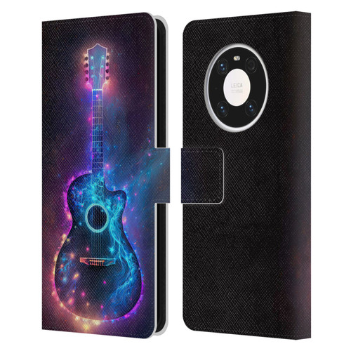 Wumples Cosmic Arts Guitar Leather Book Wallet Case Cover For Huawei Mate 40 Pro 5G