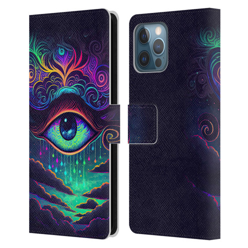 Wumples Cosmic Arts Eye Leather Book Wallet Case Cover For Apple iPhone 12 Pro Max