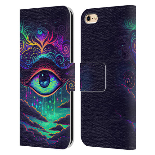 Wumples Cosmic Arts Eye Leather Book Wallet Case Cover For Apple iPhone 6 / iPhone 6s