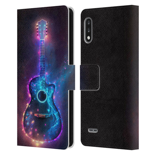 Wumples Cosmic Arts Guitar Leather Book Wallet Case Cover For LG K22