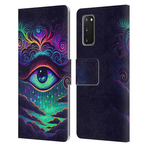 Wumples Cosmic Arts Eye Leather Book Wallet Case Cover For Samsung Galaxy S20 / S20 5G