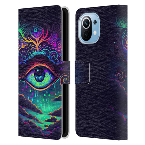 Wumples Cosmic Arts Eye Leather Book Wallet Case Cover For Xiaomi Mi 11