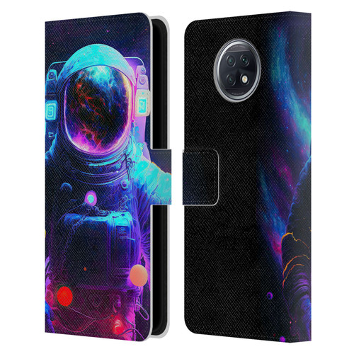 Wumples Cosmic Arts Astronaut Leather Book Wallet Case Cover For Xiaomi Redmi Note 9T 5G