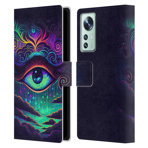 Wumples Cosmic Arts Eye Leather Book Wallet Case Cover For Xiaomi 12
