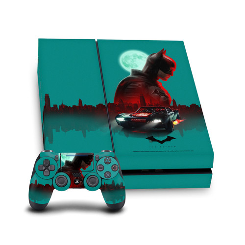 The Batman Neo-Noir and Posters Gotham Batmobile Vinyl Sticker Skin Decal Cover for Sony PS4 Console & Controller