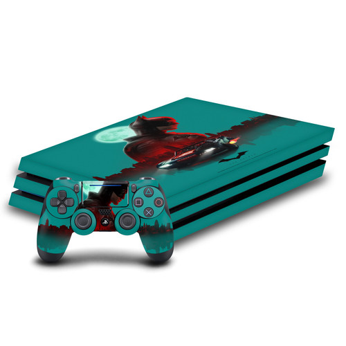 The Batman Neo-Noir and Posters Gotham Batmobile Vinyl Sticker Skin Decal Cover for Sony PS4 Pro Bundle