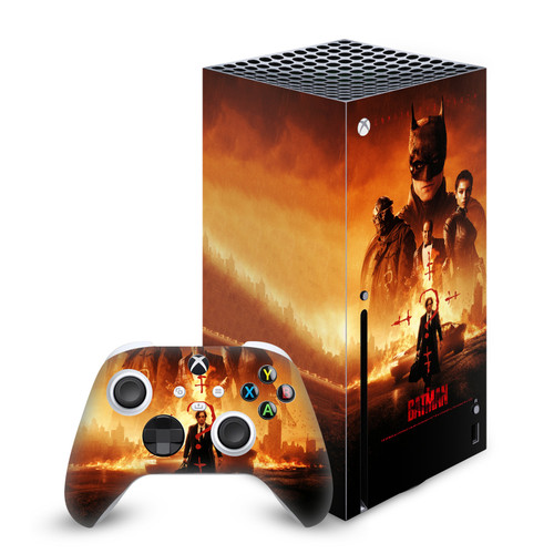 The Batman Neo-Noir and Posters Group Vinyl Sticker Skin Decal Cover for Microsoft Series X Console & Controller