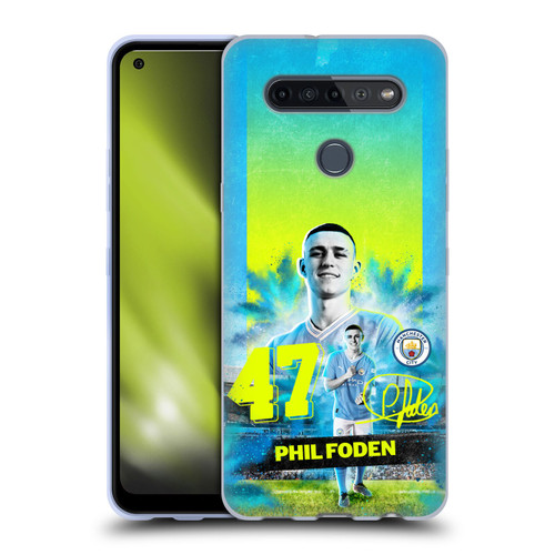 Manchester City Man City FC 2023/24 First Team Phil Foden Soft Gel Case for LG K51S