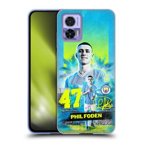 Manchester City Man City FC 2023/24 First Team Phil Foden Soft Gel Case for Motorola Edge 30 Neo 5G