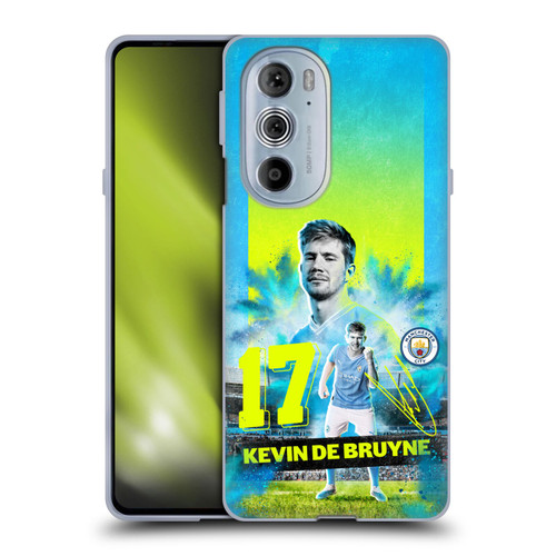 Manchester City Man City FC 2023/24 First Team Kevin De Bruyne Soft Gel Case for Motorola Edge X30