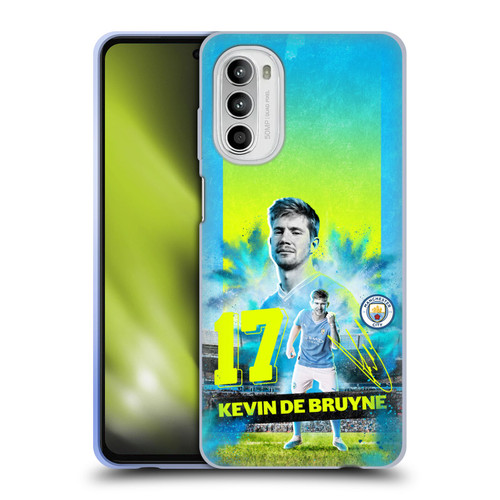 Manchester City Man City FC 2023/24 First Team Kevin De Bruyne Soft Gel Case for Motorola Moto G52