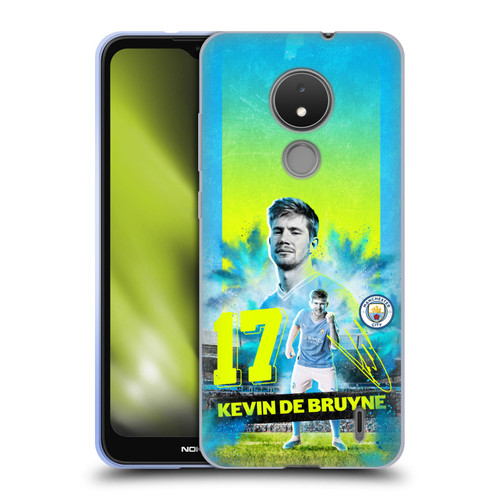 Manchester City Man City FC 2023/24 First Team Kevin De Bruyne Soft Gel Case for Nokia C21
