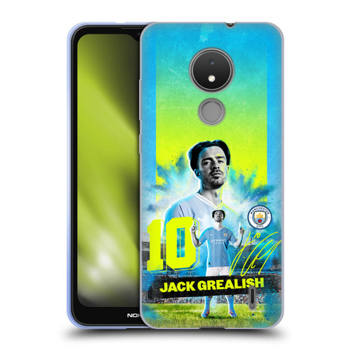 Manchester City Man City FC 2023/24 First Team Jack Grealish Soft Gel Case for Nokia C21