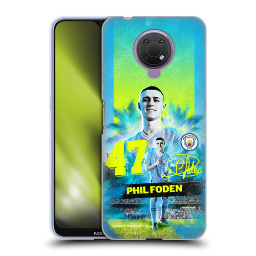 Manchester City Man City FC 2023/24 First Team Phil Foden Soft Gel Case for Nokia G10