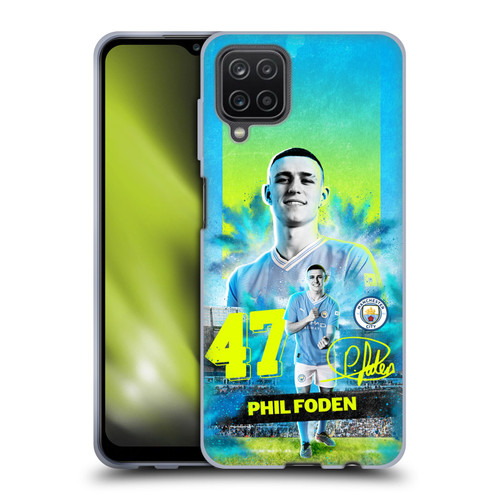 Manchester City Man City FC 2023/24 First Team Phil Foden Soft Gel Case for Samsung Galaxy A12 (2020)