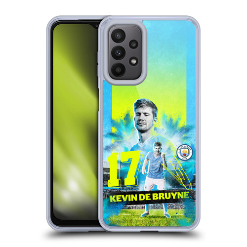 Manchester City Man City FC 2023/24 First Team Kevin De Bruyne Soft Gel Case for Samsung Galaxy A23 / 5G (2022)