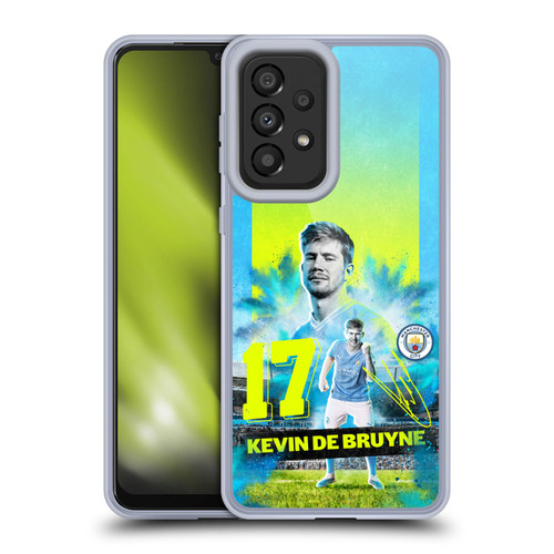Manchester City Man City FC 2023/24 First Team Kevin De Bruyne Soft Gel Case for Samsung Galaxy A33 5G (2022)