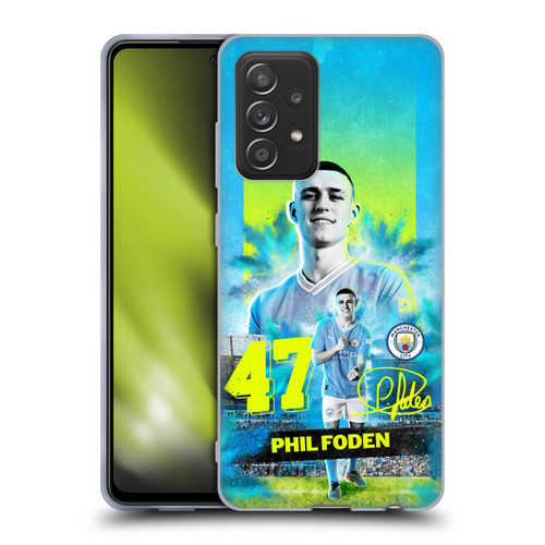 Manchester City Man City FC 2023/24 First Team Phil Foden Soft Gel Case for Samsung Galaxy A52 / A52s / 5G (2021)