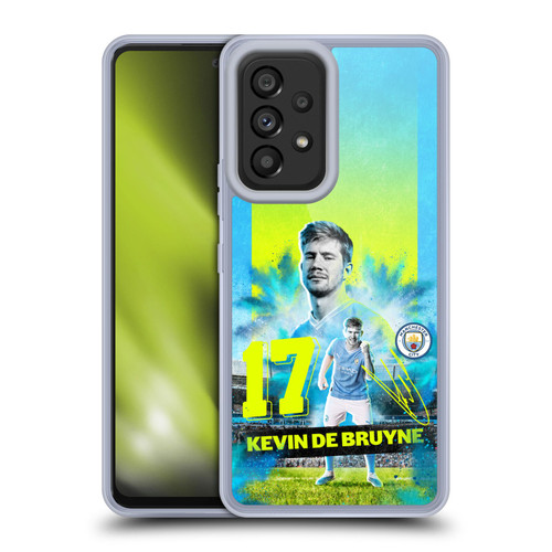 Manchester City Man City FC 2023/24 First Team Kevin De Bruyne Soft Gel Case for Samsung Galaxy A53 5G (2022)