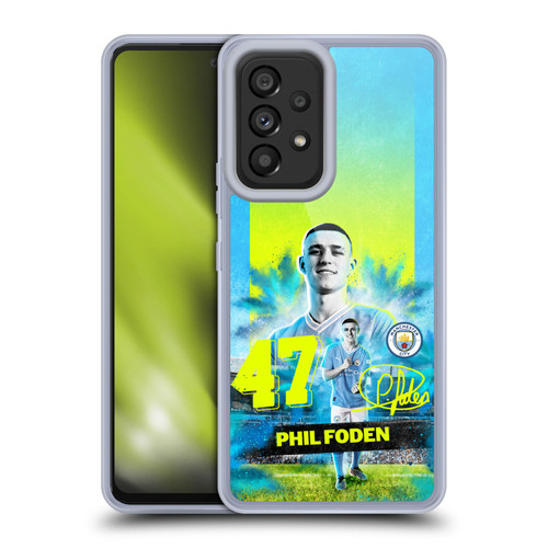 Manchester City Man City FC 2023/24 First Team Phil Foden Soft Gel Case for Samsung Galaxy A53 5G (2022)