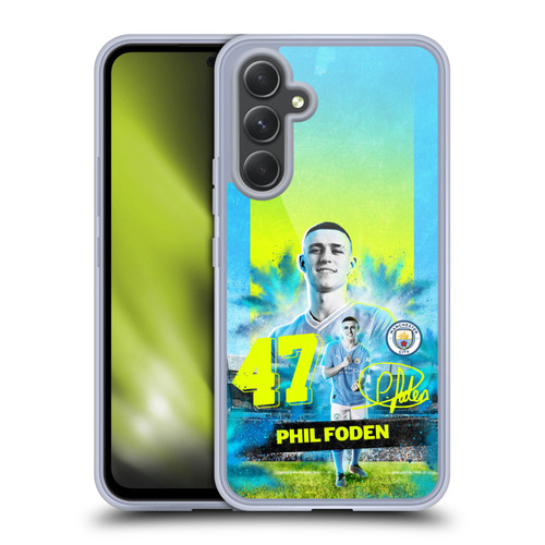 Manchester City Man City FC 2023/24 First Team Phil Foden Soft Gel Case for Samsung Galaxy A54 5G