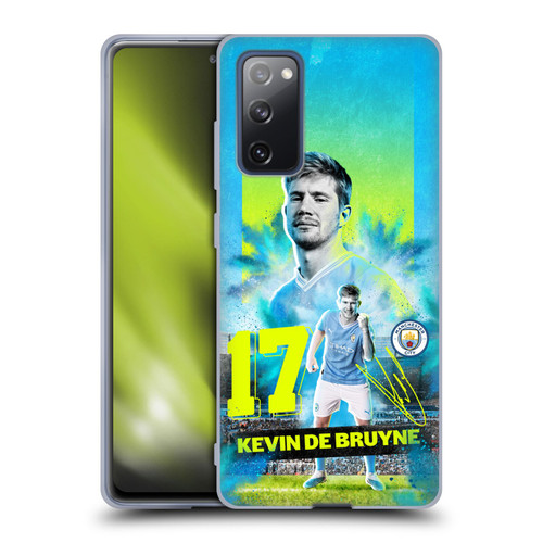 Manchester City Man City FC 2023/24 First Team Kevin De Bruyne Soft Gel Case for Samsung Galaxy S20 FE / 5G