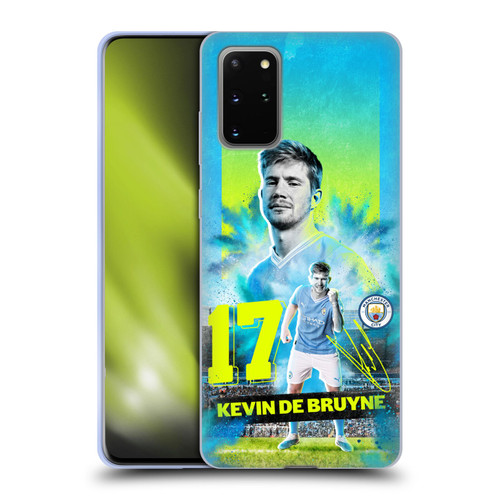 Manchester City Man City FC 2023/24 First Team Kevin De Bruyne Soft Gel Case for Samsung Galaxy S20+ / S20+ 5G