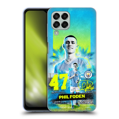 Manchester City Man City FC 2023/24 First Team Phil Foden Soft Gel Case for Samsung Galaxy M33 (2022)